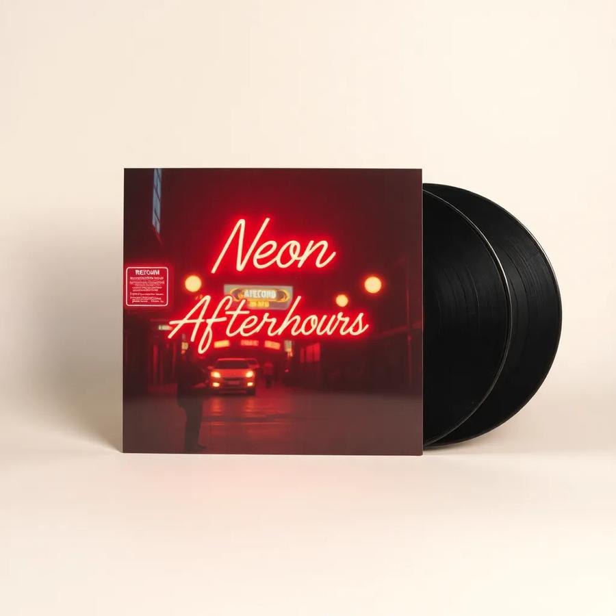 Melodivista Nights: Neon Afterhours vinyl cover art